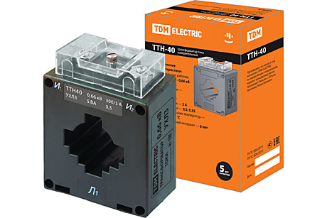 Трансформатор тока ТТН-40-300/5А класс точности 0,5S ТДМ