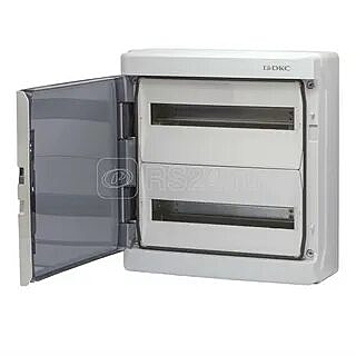Щиток Навесной с дверцей 36 мод.,IP65, серый, с клеммным блоком 63А