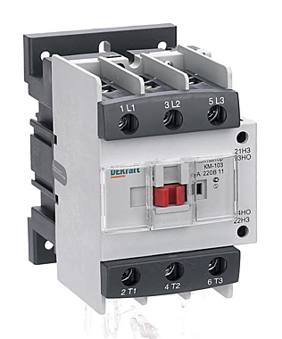 Контактор 18А 220В АС3 1НО+1НЗ КМ-103 DEKraft
