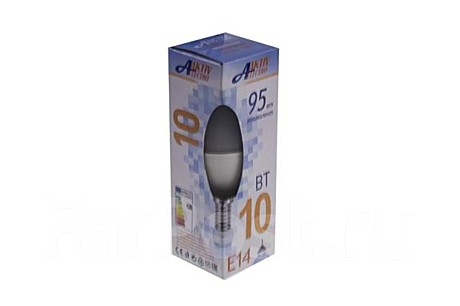 Лампа светодиодная LED-C35-Regular 10Вт 175-265В Е14 4000К 850Лм СВЕЧА AKTIV ELECTRO