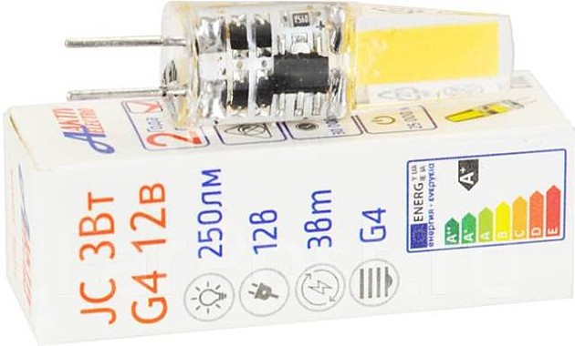 Лампа светодиодная LED-G4-Regular 3Вт 220-240В G4 4000К 250Лм AKTIV ELECTRO