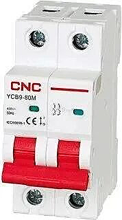 Автоматический выключатель YCB6H-63 2P, 6 A, 4.5kA, C (CNC Electric)