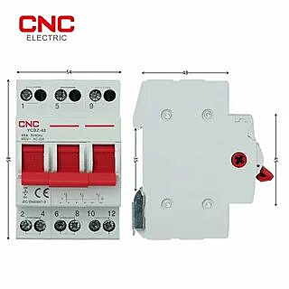 Переключатель нагрузки YCBZ-125 2P, 80 A (CNC Electric)
