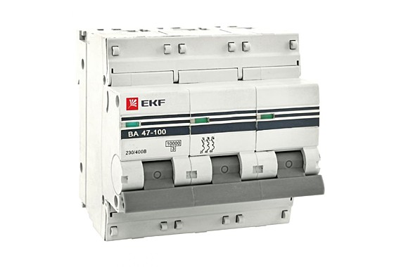 EKF PROxima ВА 47-63 Автоматический выключатель  (D) 3P 16А 4,5kA