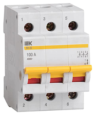 Выключатель нагрузки ВН-32 3Р 100А IEK