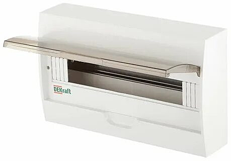 Корпус пластиковый навесной (31012) 18 мод. IP41 ЩРН-П-18 Dekraft