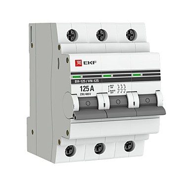 Выключатель нагрузки EKF PROxima ВН-125 3Р 125А