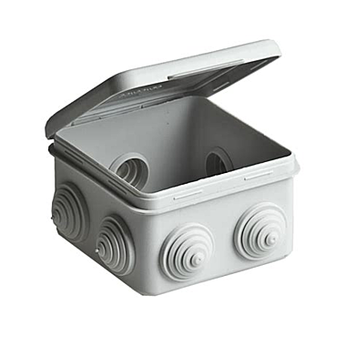 Коробка расп. 80х80х50 о/у 7вх.(венге) IP54 ТДМ