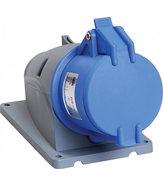 РОЗЕТКА стационарная 123 32А-6ч/200-250В 2Р+РЕ IP44