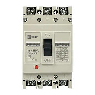 Автоматический выключатель EKF Вasic ВА99М 250/250А 3P 25кА