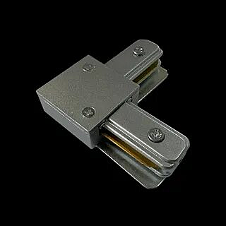 Трековый коннектор Jazzway PTR CL-GR Коннектор серый L-обр.